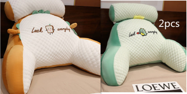 Fluffy Triangle Reading Pillow