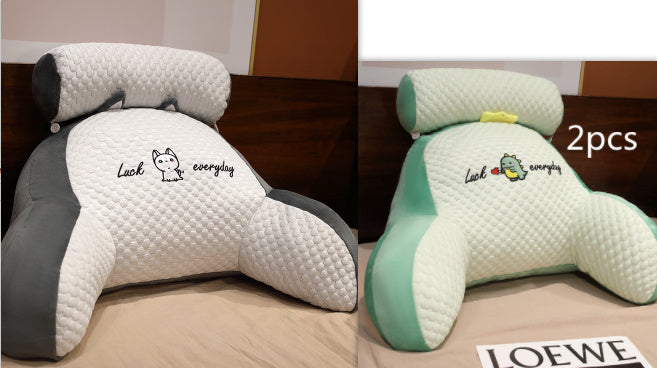 Fluffy Triangle Reading Pillow