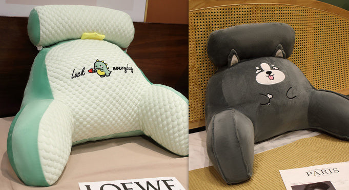 Fluffy Triangle Reading Pillow