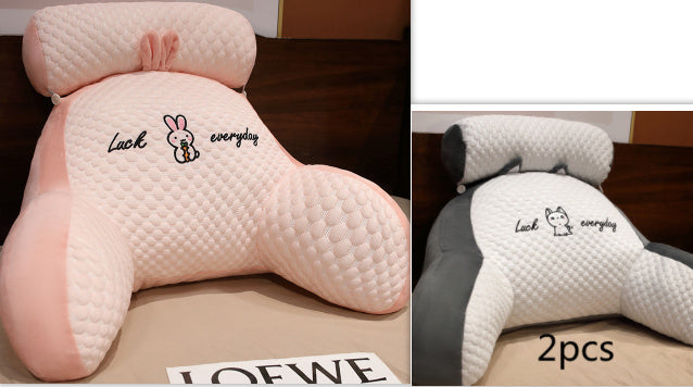 Fluffy Triangle Reading Pillow