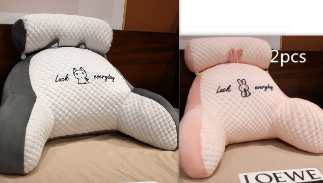 Fluffy Triangle Reading Pillow