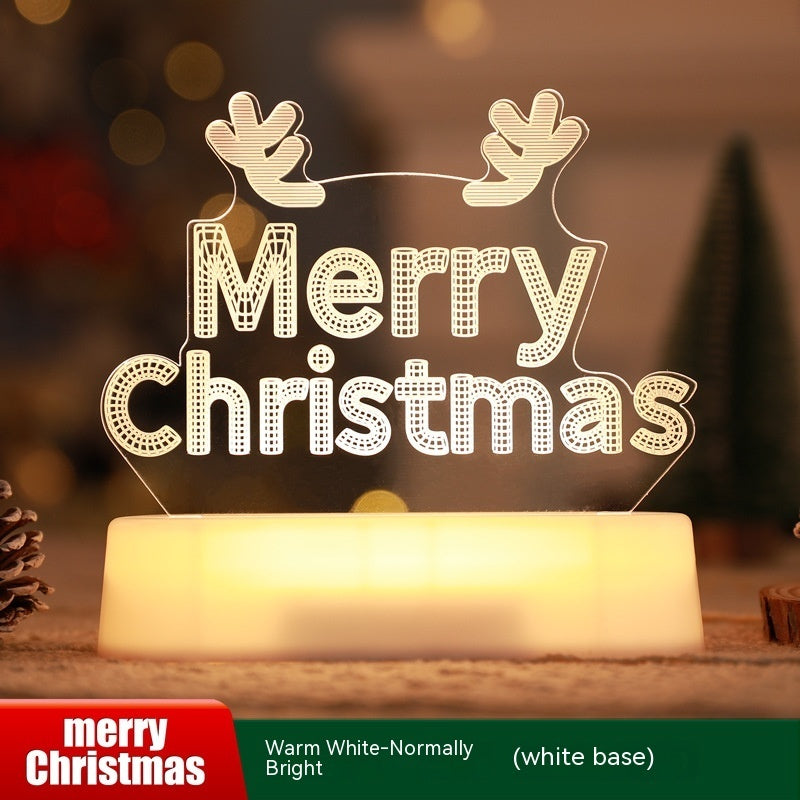 3D Acrylic LED Christmas Night Light