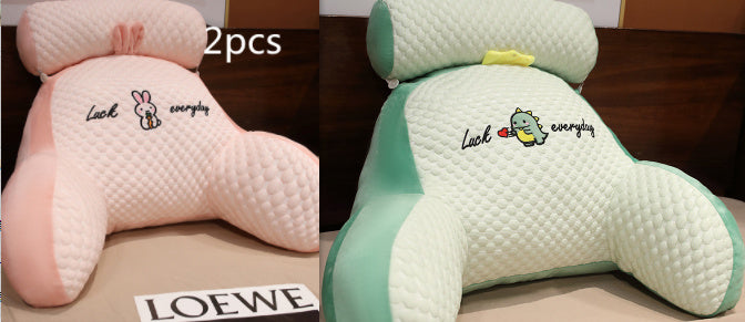 Fluffy Triangle Reading Pillow