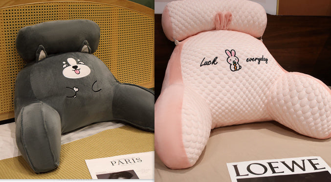 Fluffy Triangle Reading Pillow