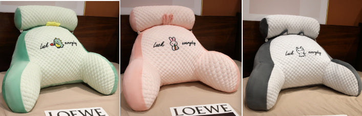 Fluffy Triangle Reading Pillow