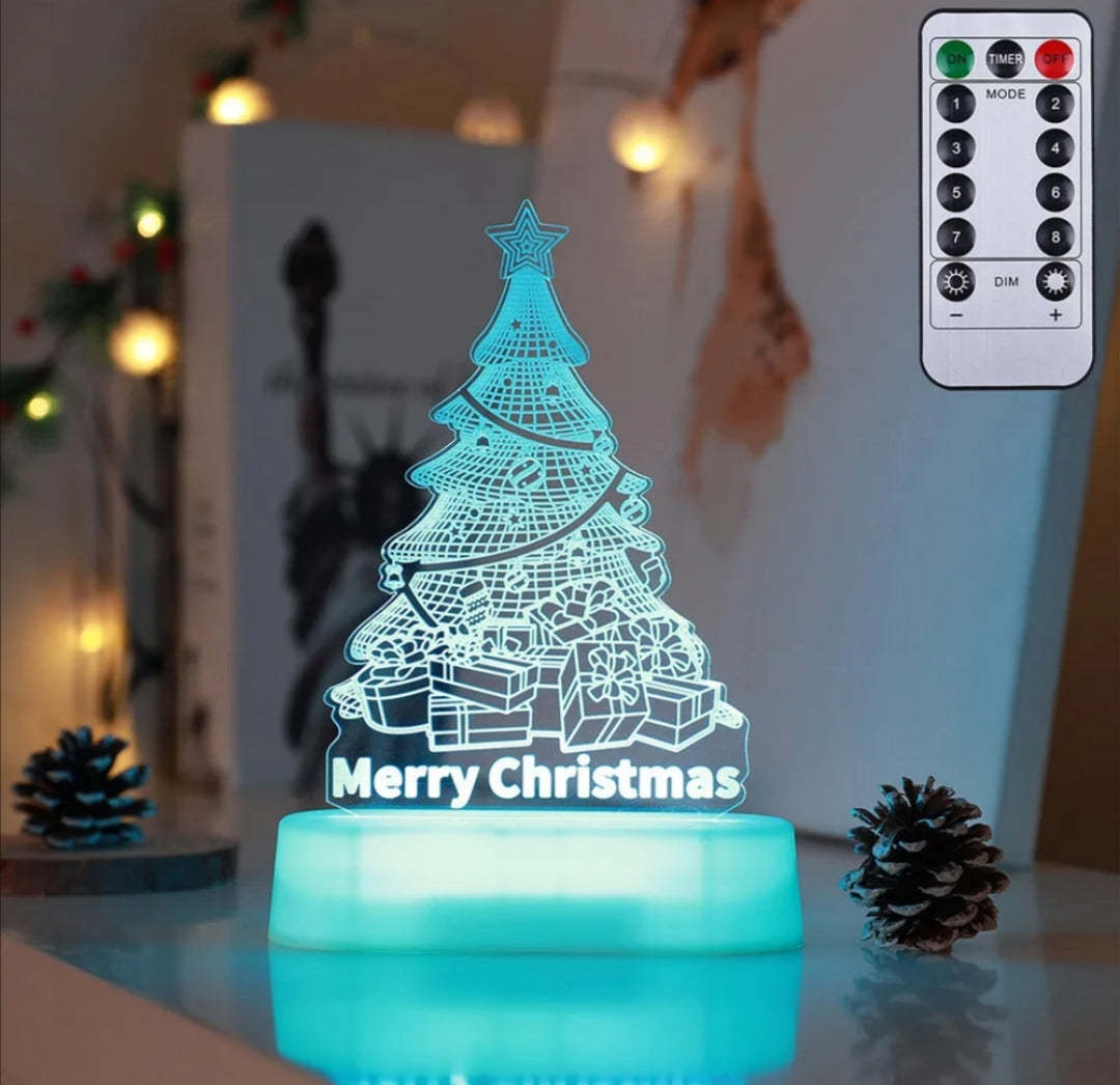 3D Acrylic LED Christmas Night Light